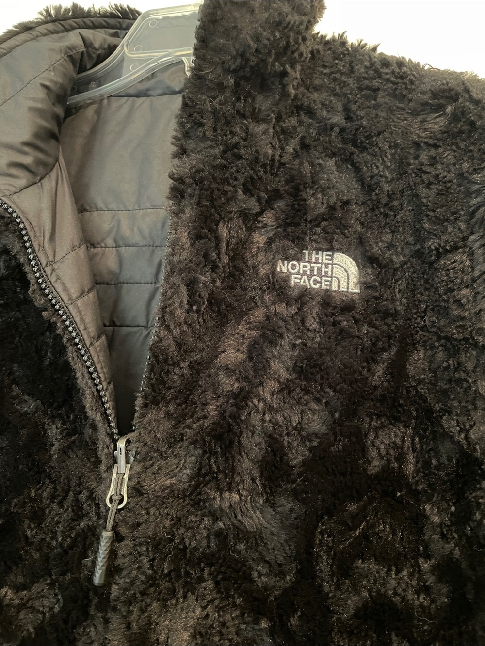 The North Face Mossbud Women's Black reversible Jacket sz M - Picture 2 of 10